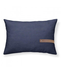 TODAY Coussin Chambray déhoussable Cabane de Plage  30x50 cm  Bleu atlantic