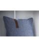 TODAY Coussin Chambray déhoussable Cabane de Plage  30x50 cm  Bleu atlantic