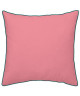 TODAY TROPIK SUMMER Coussin Aurora bimatiere  40 x 40 cm  Rose et vert foncé