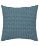 TODAY TROPIK SUMMER Coussin Eclipse bimatiere  40 x 40 cm  Bleu nuit et vert clair