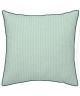 TODAY TROPIK SUMMER Coussin Cascade bimatiere  40 x 40 cm  Vert clair et bleu nuit