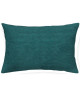 TODAY TROPIK SUMMER Coussin déhoussable Forest  Velours et chambray  30 x 50 cm  Vert foncé