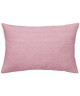 TODAY TROPIK SUMMER Coussin déhoussable Aurora  Velours et chambray  30 x 50 cm  Rose