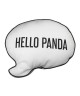 TODAY Coussin 100% coton forme bulle Hello  Panda  35x40 cm