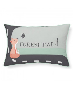 TODAY Coussin 100% coton Forest Map  30x50 cm