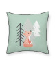 TODAY Coussin 100% coton Fox  40x40 cm