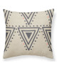 TODAY Coussin Canvas Hippie Chic  40x40 cm  Motif : triangles