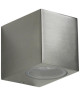 RANEX Applique carré Bastia en inox  Gris