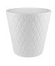 PURE Pot de fleurs Straight Crystal  37 cm  Blanc