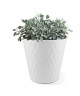 PURE Pot de fleurs Straight Crystal  37 cm  Blanc