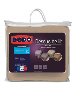 DODO Dessus de lit  220x250 cm  Chocolat & Beige
