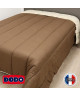 DODO Dessus de lit  220x250 cm  Chocolat & Beige