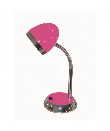 Lampe de bureau Tropic  H 38,5 cm  Fuchsia  E14 15W