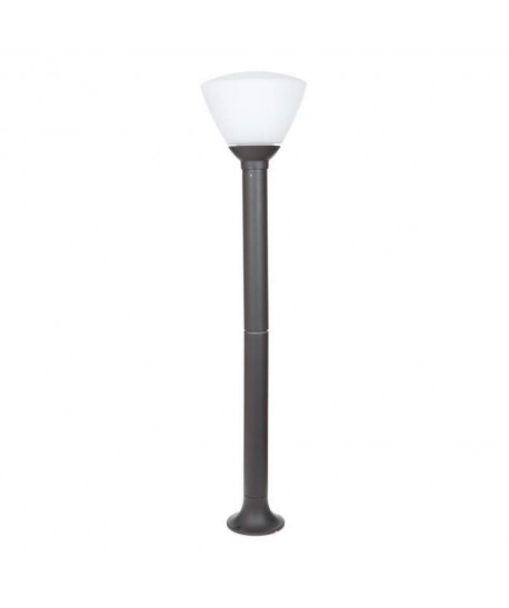 OSRAM Borne extérieure LED en verre brossé Endura Style  7W équivalent a 35W  Gris anthracite