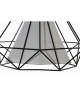 DIAMANT Suspension filaire  36 x 40 cm  Longueur ajustable 120 cm  E27 40 W  Noir