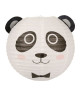 PANDA Suspension boule Japonaise  Ř 35 cm  Papier  Blanc et noir