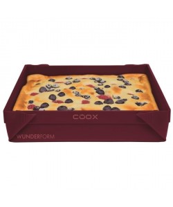 COOX Moule en silicone a gâteaux/ cakes / glaces  2 L  Rouge