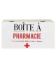 Boite a pharmacie  Bois  27 x 14 cm  Beige et blanc