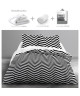 TODAY Pack linge de lit ZIGZAG  1 Couette 220x240 cm  1 Parure de couette 220x240 cm  1 draphousse 140x190 cm