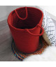 Panier Tamtam  100% coton  45x40x30 cm  Rouge