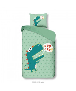 GOOD MORNING KIDS Parure de couette Coton Dino  140 x 200 cm