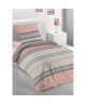 LES ATELIERS DU LINGE Parure de couette microfibre Michka Blush  140x200 cm