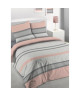 LES ATELIERS DU LINGE Parure de couette microfibre Michka Blush  220x240 cm