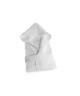 SOLEIL D\'OCRE Peignoir Nid d\'Abeille a capuche  Taille XL  100% Coton  Blanc