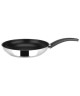 SITRAM Poele Arpege en inox brillant  Ř 28 x H 5 cm  Noir  Tous feux dont induction