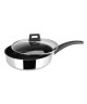 SITRAM Sauteuse Arpege en inox brillant  Ř 24 x H 6 cm  Noir  Tous feux dont induction