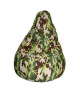 Poire Coton CAMOUFLAGE Ř80x120 cm Vert