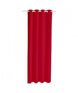 TODAY Rideau occultant a oeillets  140 x 260 cm  Rouge pomme d\'amour