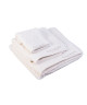 GUY LAROCHE Lot de 1 drap de bain  1 serviette de toilette  1 serviette invité Palazzo  100% coton  Blanc ivoire