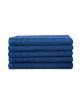 LOVELY HOME Lot de 5 draps de douche 100% coton  70x140 cm  Bleu marine