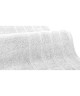 LOVELY HOME Lot de 2 serviettes  2 draps de douche 100% coton  50x100 cm / 70x140 cm  Blanc