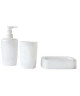 Lot de 3 accessoires de salle de bain Top : gobelet, portesavon et distributeur  Polypropylene  13,5 x 9 x 17 cm