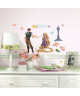 ROOMMATES Stickers DISNEY PRINCESSE RAIPONCE repositionnables 4 feuilles de 10,1cm x 44,1cm