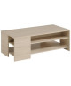 RITA Table basse style contemporain décor chene sésame  L 108 x l 53 cm