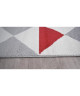 FORSA Tapis de salon en polypropylene  120 x 160 cm  Rouge