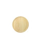 ECO DESIGN A2111 Assiette ronde en bois naturel avec bordures S 15x15cm
