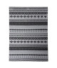 OREVA Tapis de salon style scandinave  100% polypropylene heatset  160 x 230 cm  Gris et noir  Poils ras