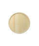 ECO DESIGN A2110 Assiette ronde en bois naturel avec bordures M 20x2cm