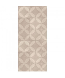 HELIO Tapis 100% vinyle  50 x 112,5 cm  Epaisseur 2,4 mm  Taupe