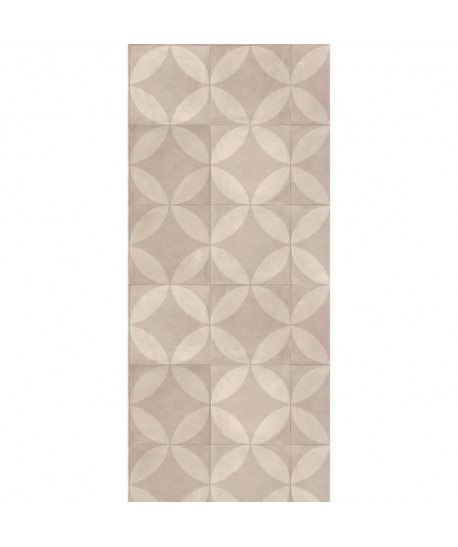 HELIO Tapis 100% vinyle  50 x 112,5 cm  Epaisseur 2,4 mm  Taupe