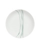 NOVASTYL Liane 8023210 Lot 6 Assiettes calottes 20,5cm  Vert  Porcelaine