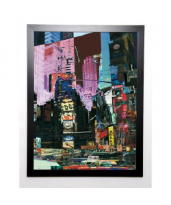 BOUTEILLER CÉDRIC Image encadrée Broadway 57x77 cm Multicolore