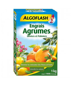 ALGOFLASH Engrais Agrumes, Olivers et Palmiers  1kg