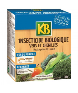 KB Insecticide pour vers et chenilles  20 g