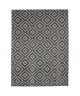 STRUCTURE VINTAGE RELIEF LOSANGES Tapis 133x190cm Gris