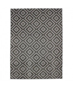 STRUCTURE VINTAGE RELIEF LOSANGES Tapis 133x190cm Gris